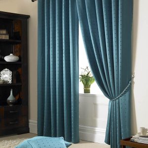 Madison Lined Ready Made Eyelet Curtains Teal