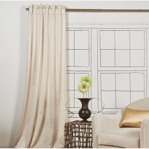 Velvet Polyester Room Darkening Curtain Single Panel