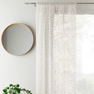 Willow Ready Made Single Voile Curtain Duckegg