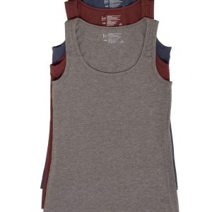 Cotton Modal Stretch Layering Tank Top 3-Pack