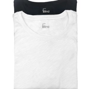 Slub Jersey Crew Neck T-Shirt 2-Pack