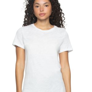 Slub Jersey Crew Neck T-Shirt