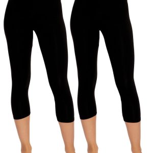 Velvety Soft Capri Legging 2-Pack