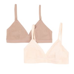 Pima Cotton Wireless Bra 2-Pack