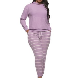 Jolie 2-Piece Hoodie & Jogger Lounge Set