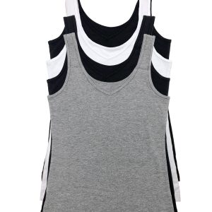 Cotton Modal Reversible Tank Top 4-Pack