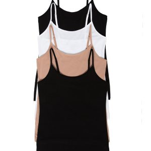 Cotton Modal Stretch Camisole 4-Pack