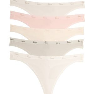Signature Cotton Thong 5-Pack