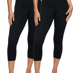 Sueded Athletic Capri Legging 2-Pack